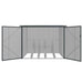 Fornorth Bike Shed For Four Bikes 203x198x157cm, Dark grey