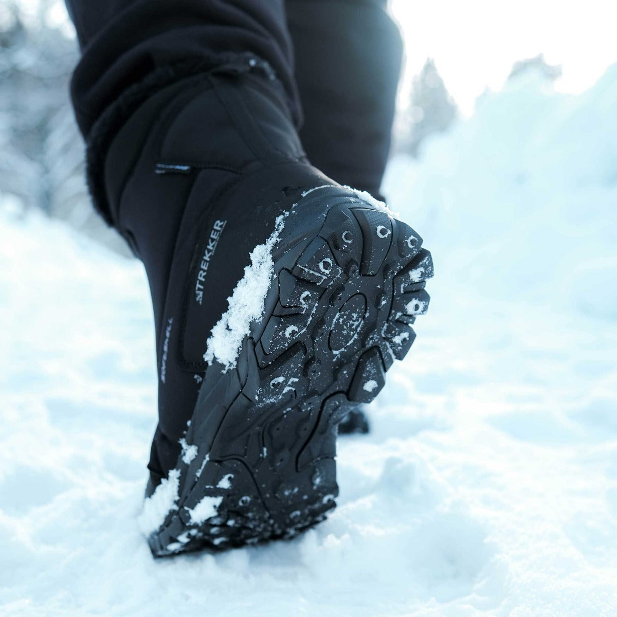 Trekker winterlaarzen met spikes