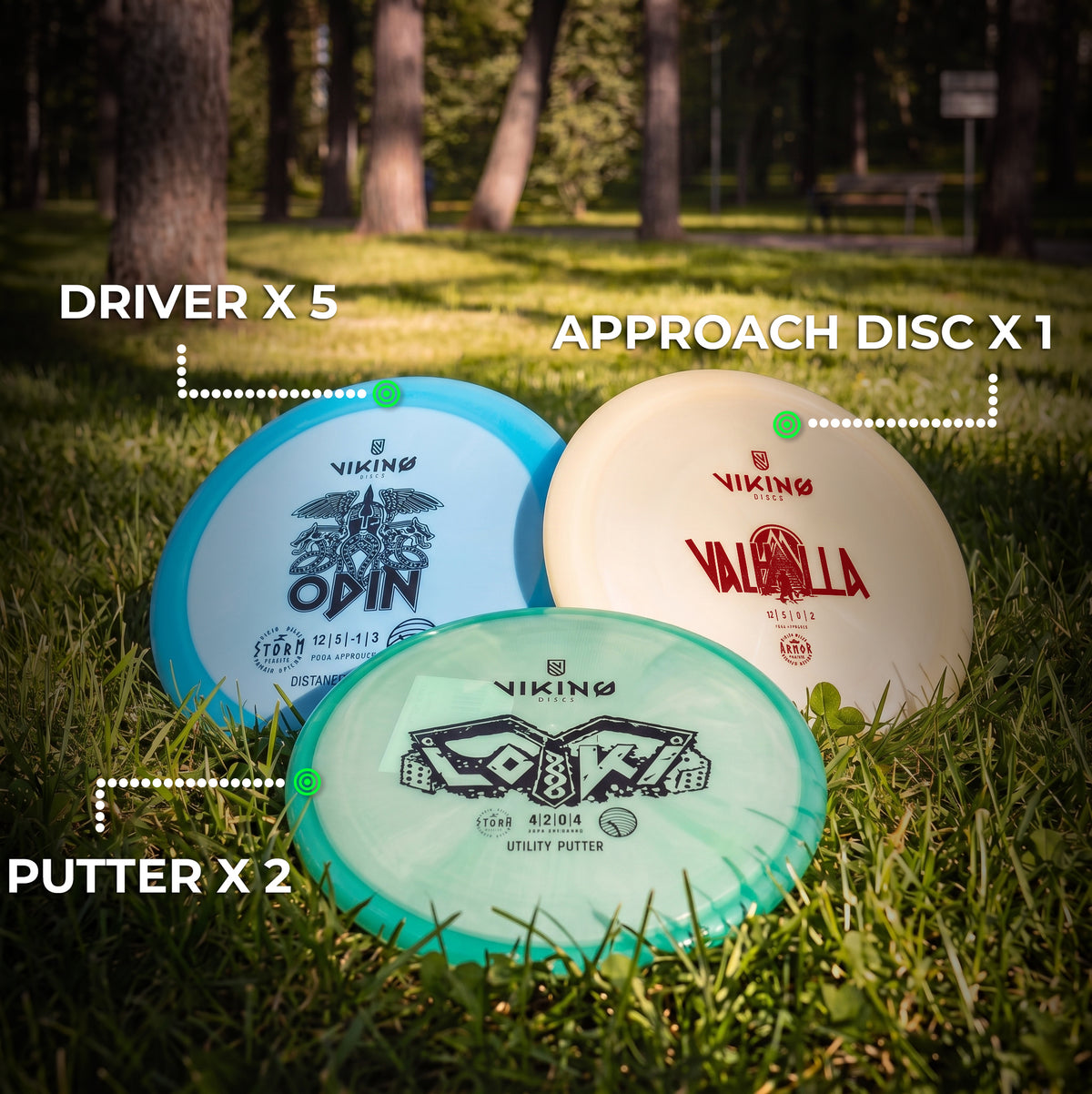 
              Viking Discs Tournament Set (8 discs)