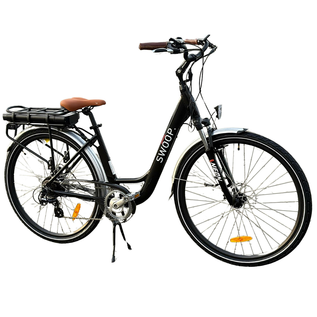 Swoop Elektrofahrrad City für Frauen, 28&quot; Zoll, Schwarz