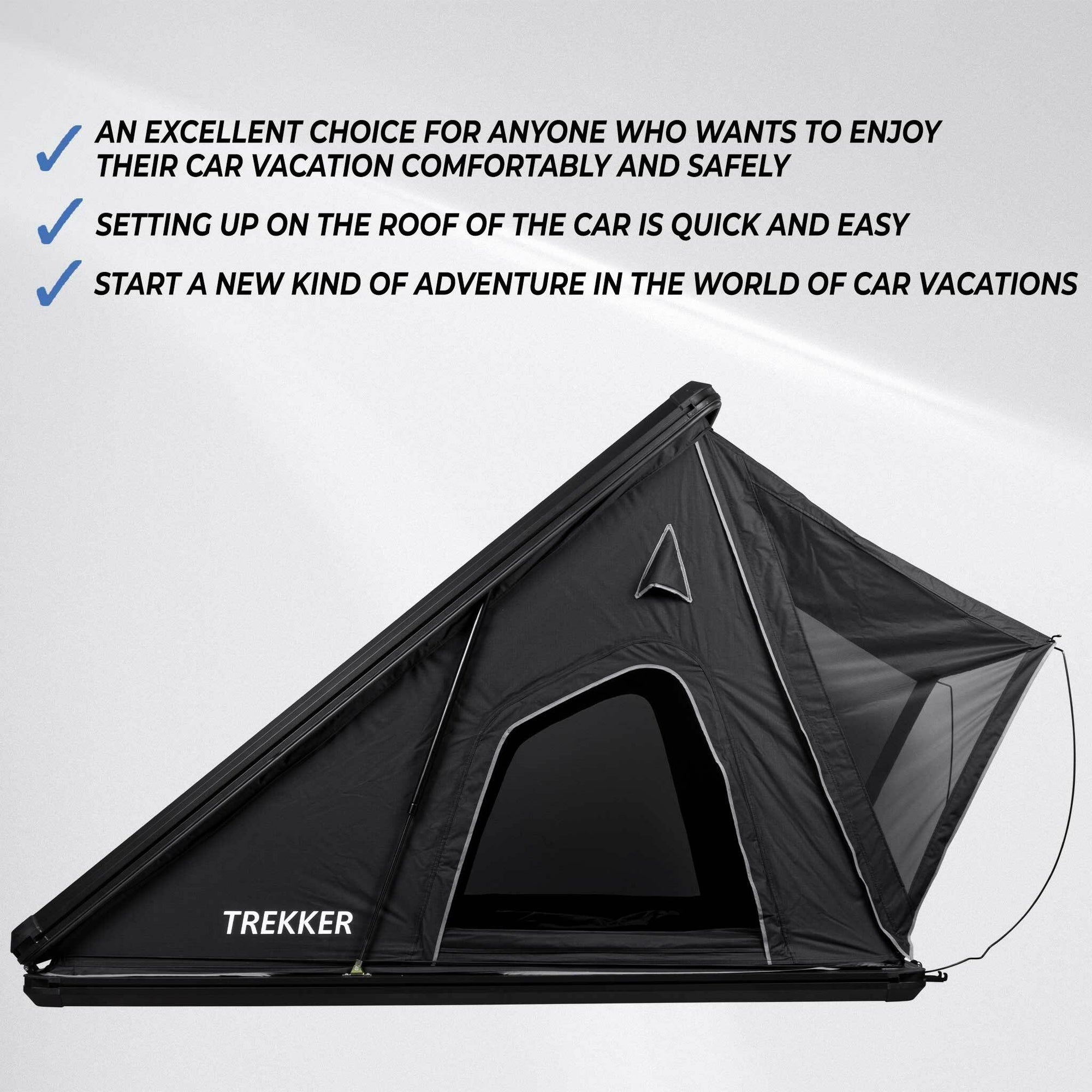 Trekker Tenda da tetto Voyager M, nera