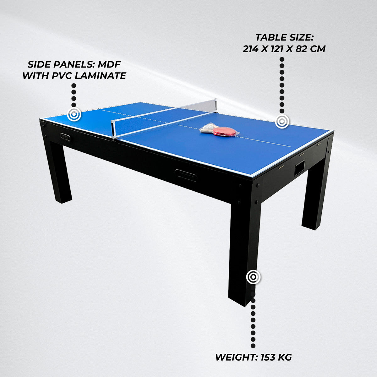 
              Nordcore Billardtisch 8` 4-IN-1