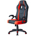 Kuura Gaming Chaise Gamer Gamer, Noir-rouge