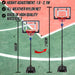 ProSport Canestro da Basket per Bambini 1,6-2,1m