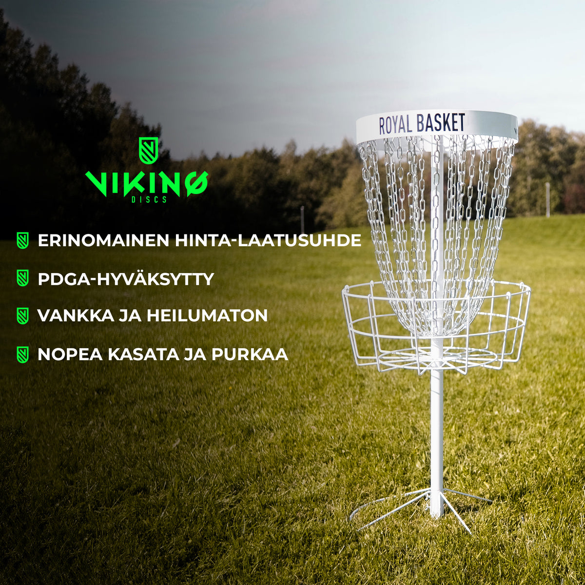 
              Viking Discs Royal Basket frisbeegolfkori