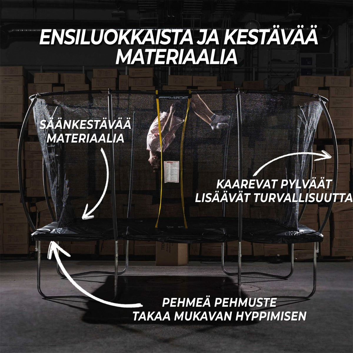 
              Stratos Trampoliini suorakaide 213x305 cm