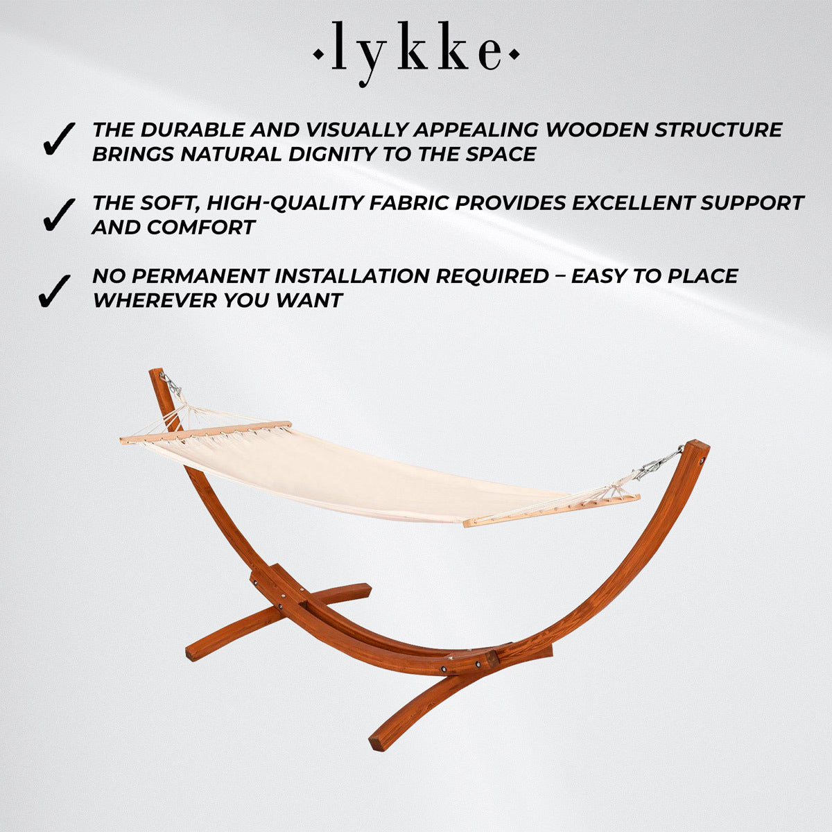hängematte lüneburg Lykke Hängematte mit Gestell Premium - 199,00 EUR
