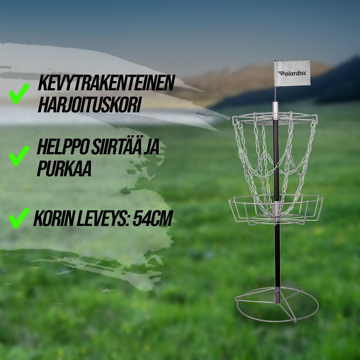 
              Polardisc Starter frisbeegolfkori-setti