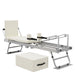 Machine Nordcore Reformer Pilates pliable, blanche