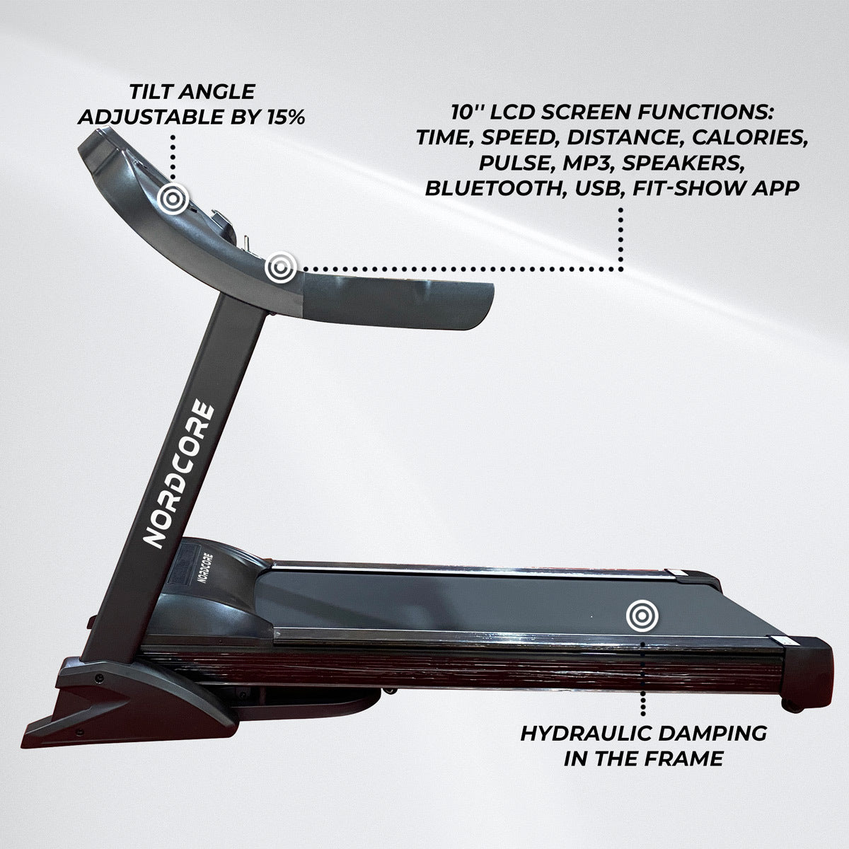 
              Nordcore Tapis de Course Core 6000