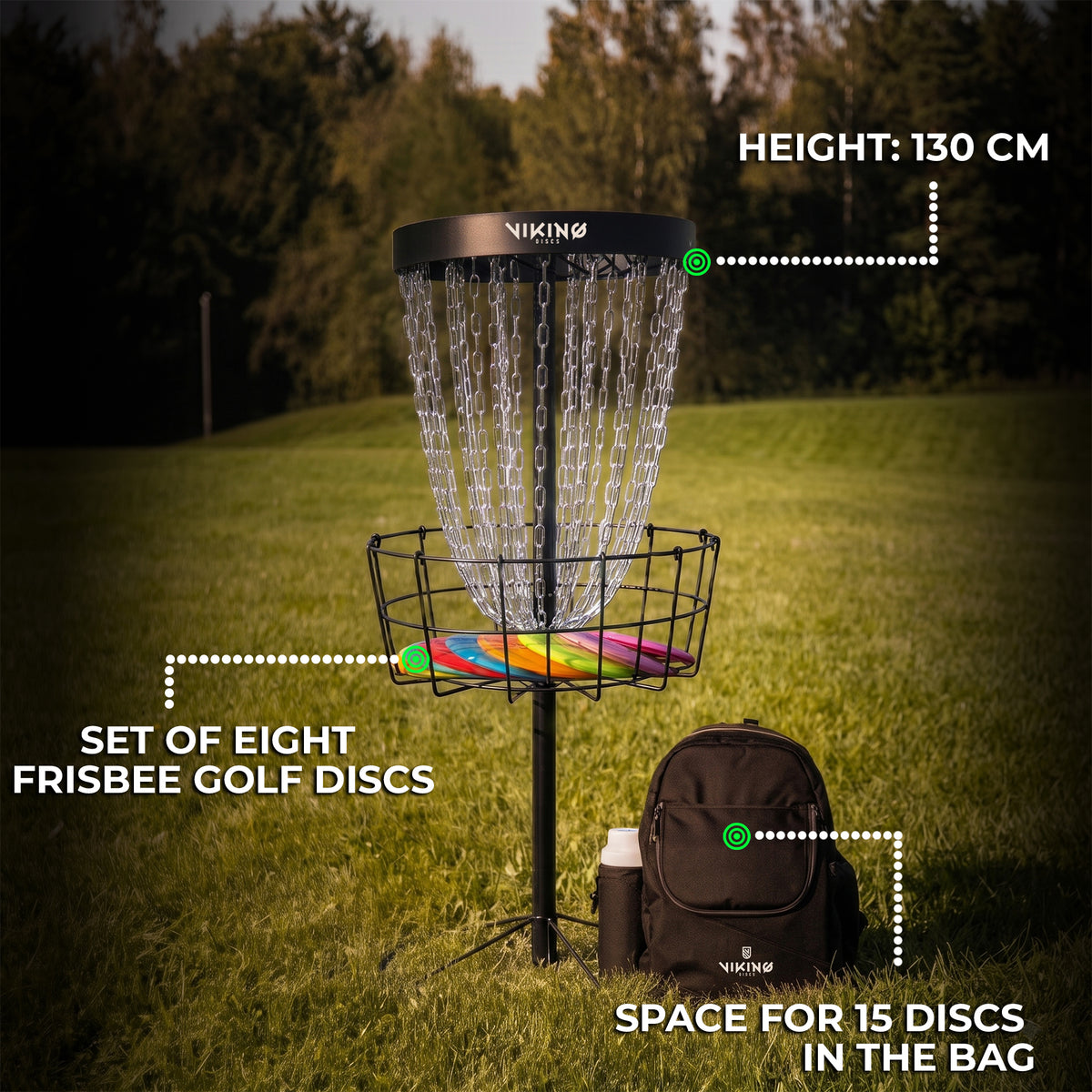 
              Viking Discs Challenger Disc Golf Bundle
