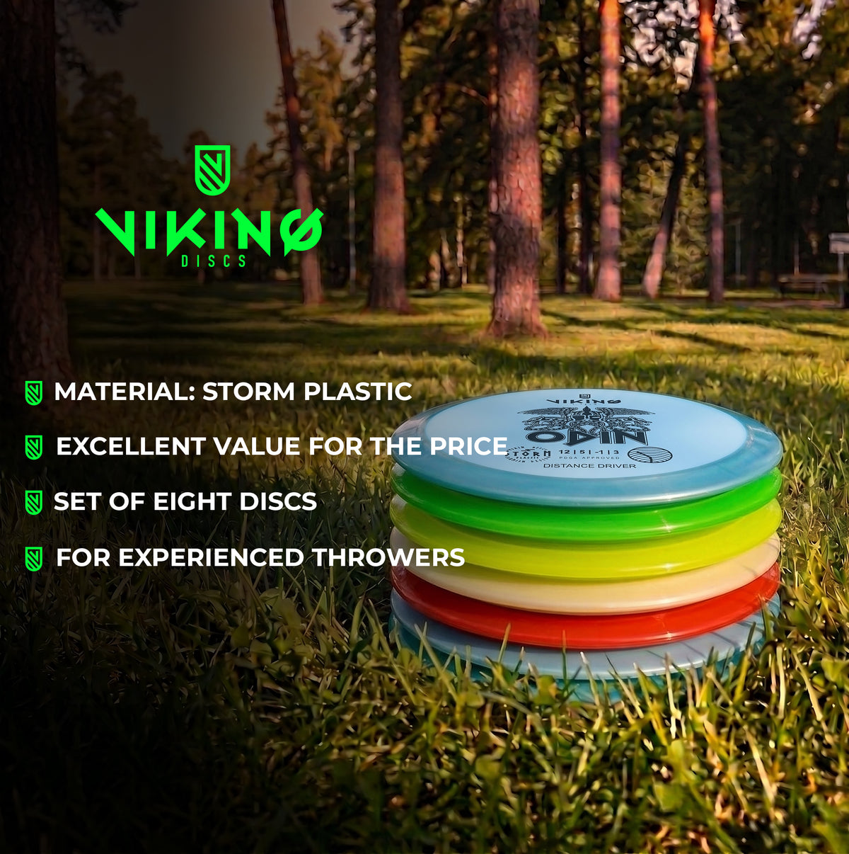 
              Viking Discs Tournament Set (8 discs)