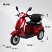 Arvo Scootmobiel P300 Rood