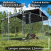 Trekker koira-aitaus katoksella, 4 x 4m