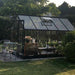 Lykke Kasvihuone Glass 6,2m2, musta