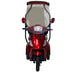 Arvo Mobility Scooter with Canopy P500 Red