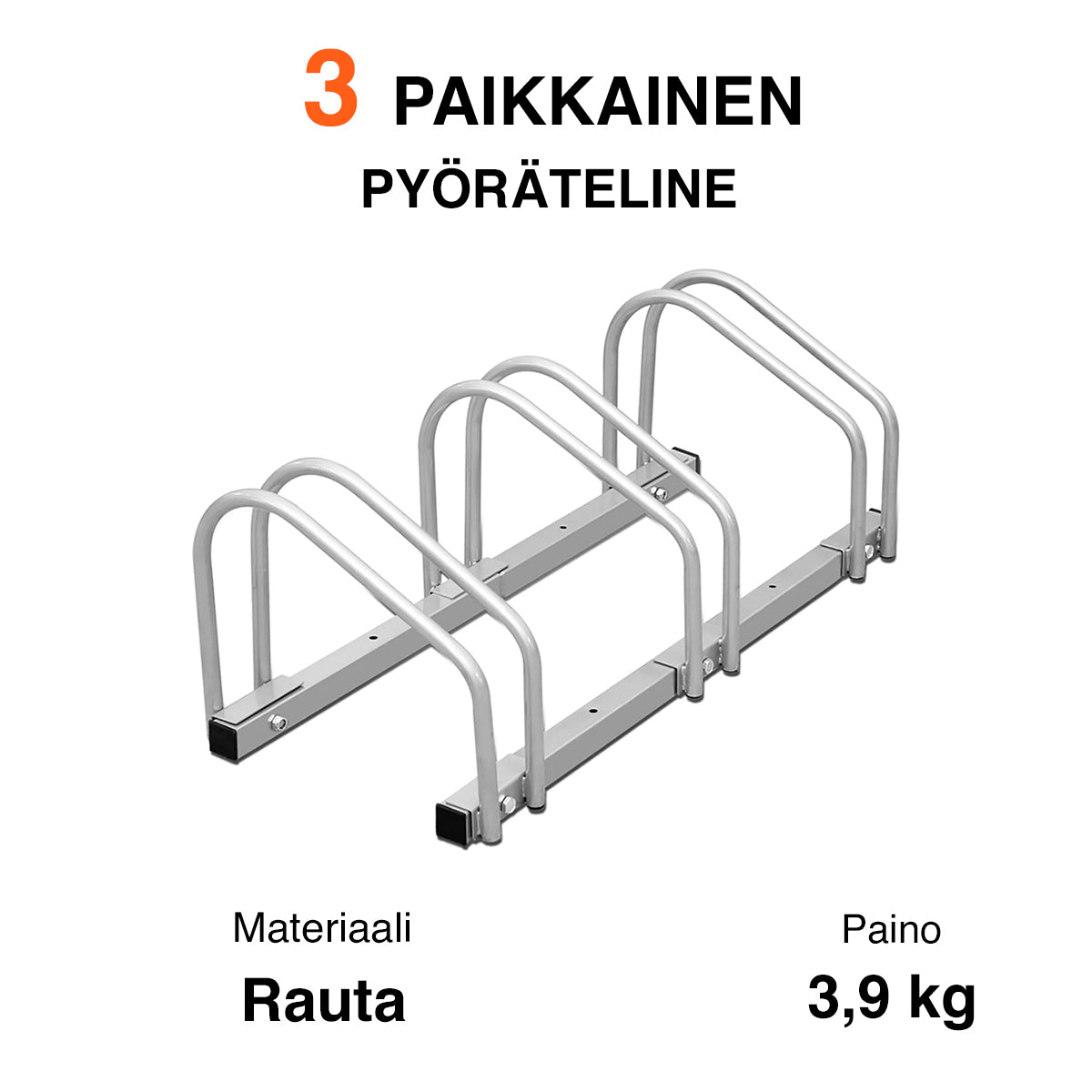 Fornorth Fahrradständer, 3-Platz - 49,90 EUR
