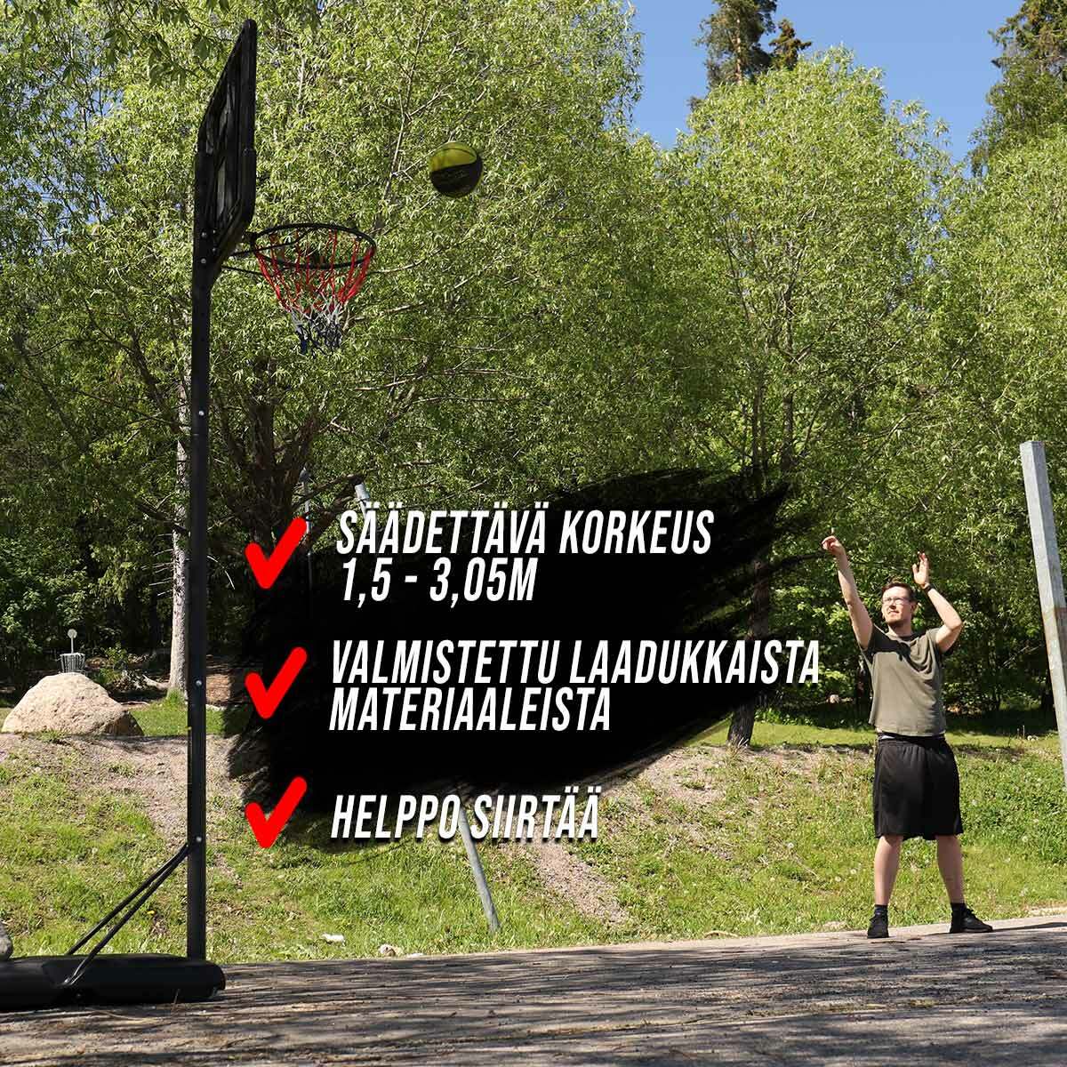 
              Koripalloteline 1,5-3,05m - ProSport