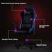 Kuura Gaming Chaise Gamer RGB, Noir