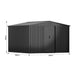 Fornorth Garden Shed 11m2, black