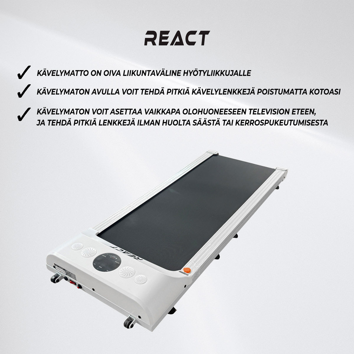 React Kävelymatto 1500 Valkoinen