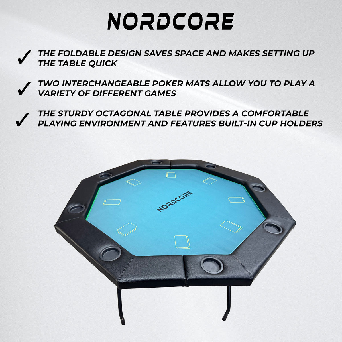 
              Nordcore Poker Table Pro Tour 8