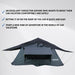 Trekker Tente de toit Camper M, gris