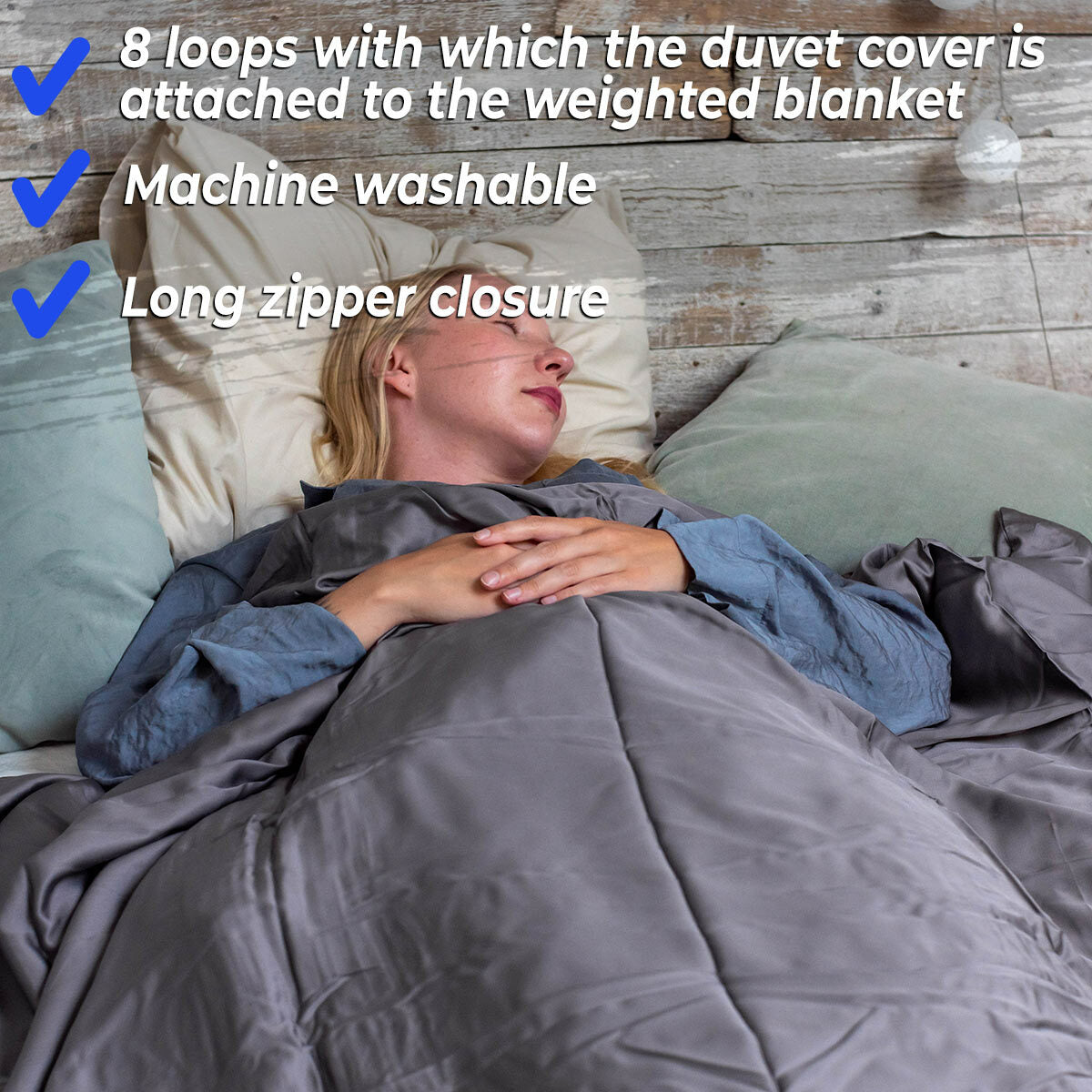 
              Polar Night Bamboe dekbedovertrek