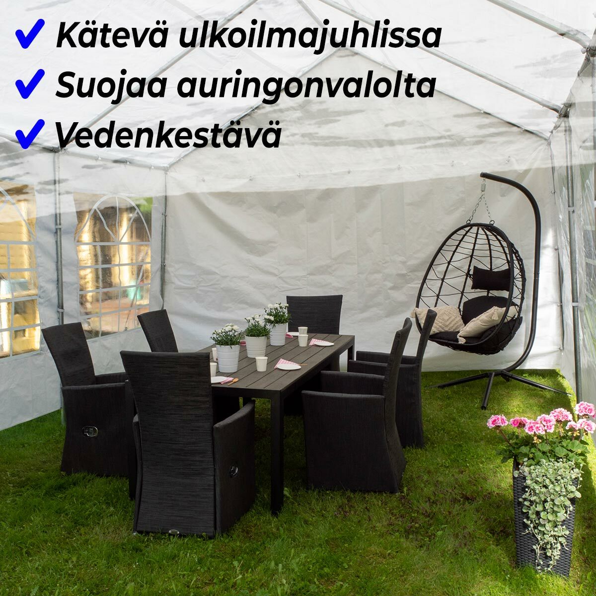 
              Lykke Juhlateltta 4x8m Premium