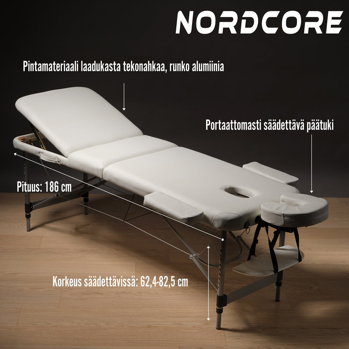 
              Core hierontapöytä A300, valkoinen