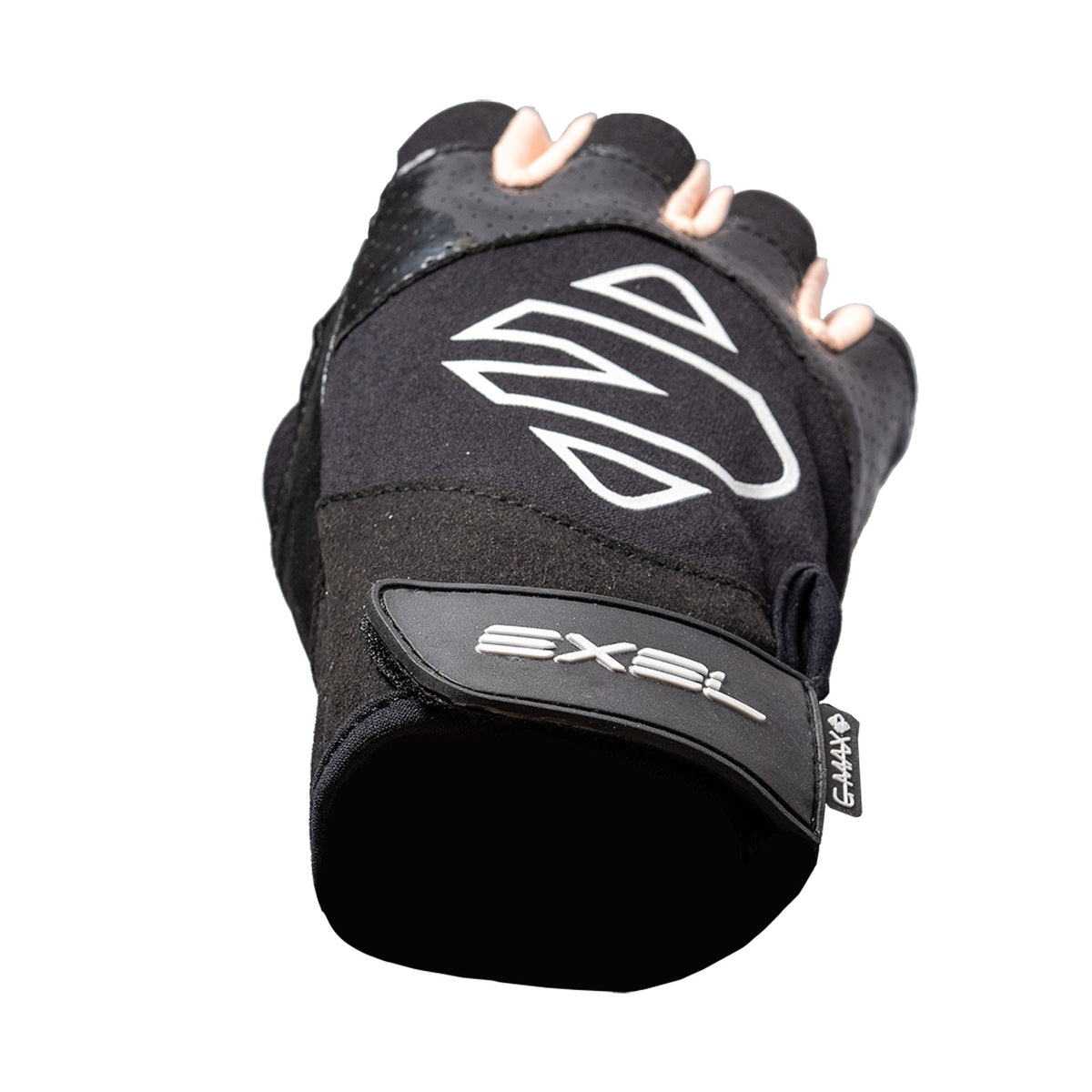 
              Exel G Max Short Handsker til floorballmålmand, Sort