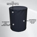 Limousin Funda impermeable para brasero exterior BBQ oxidado