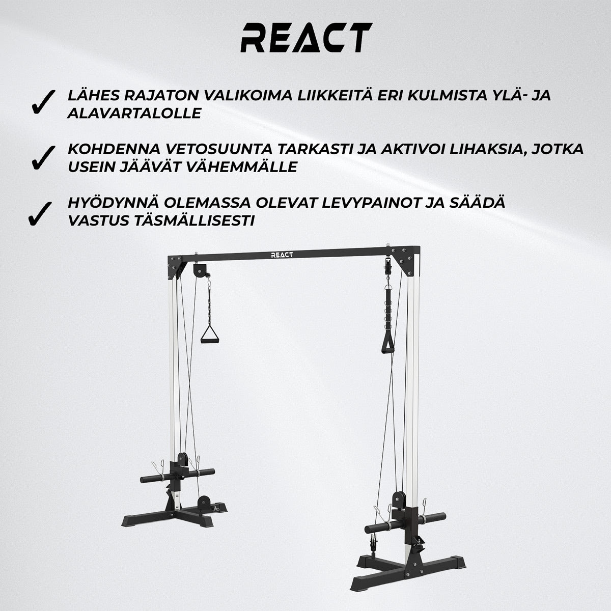 
              React Ristikkäistalja