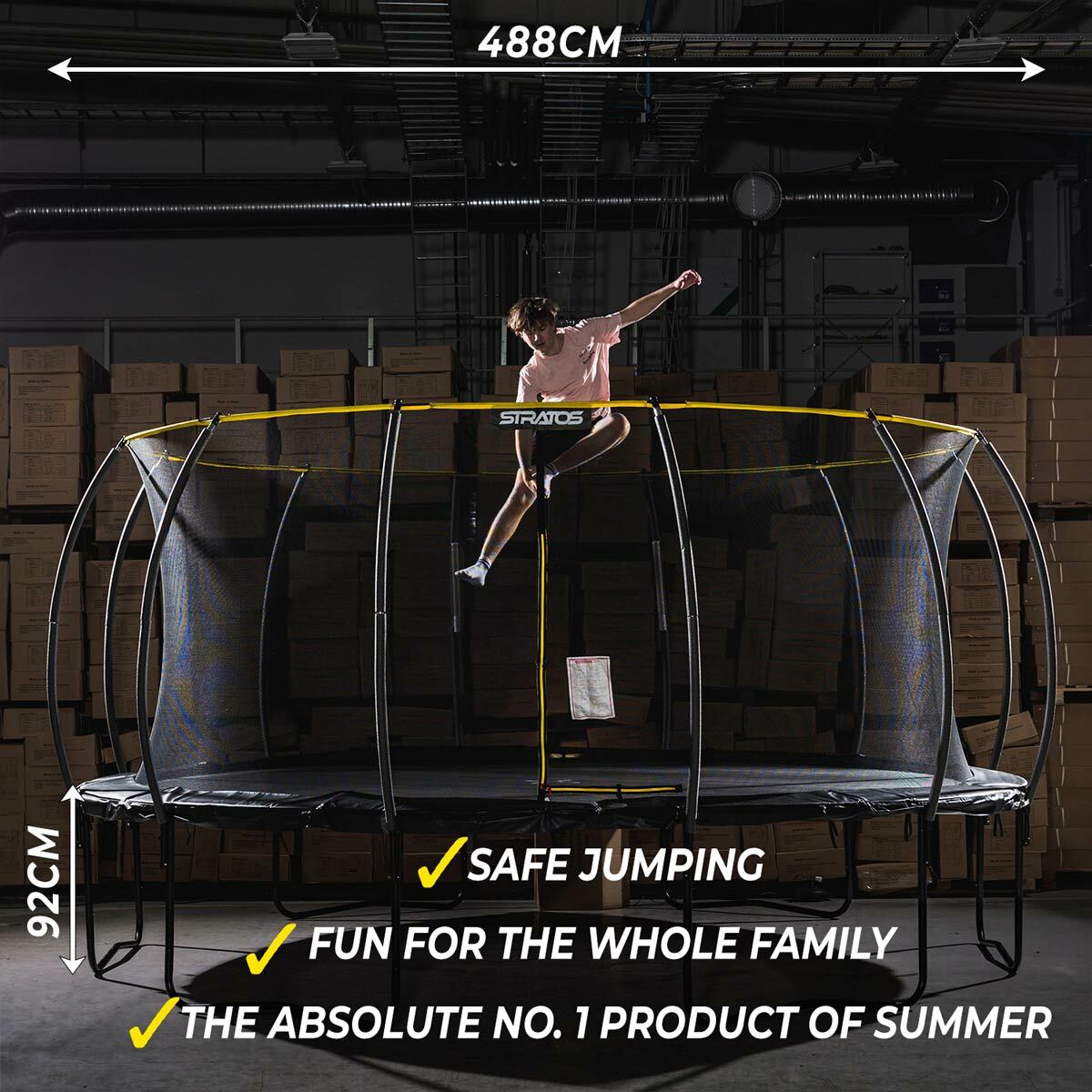 
              Stratos Trampoline 488 cm