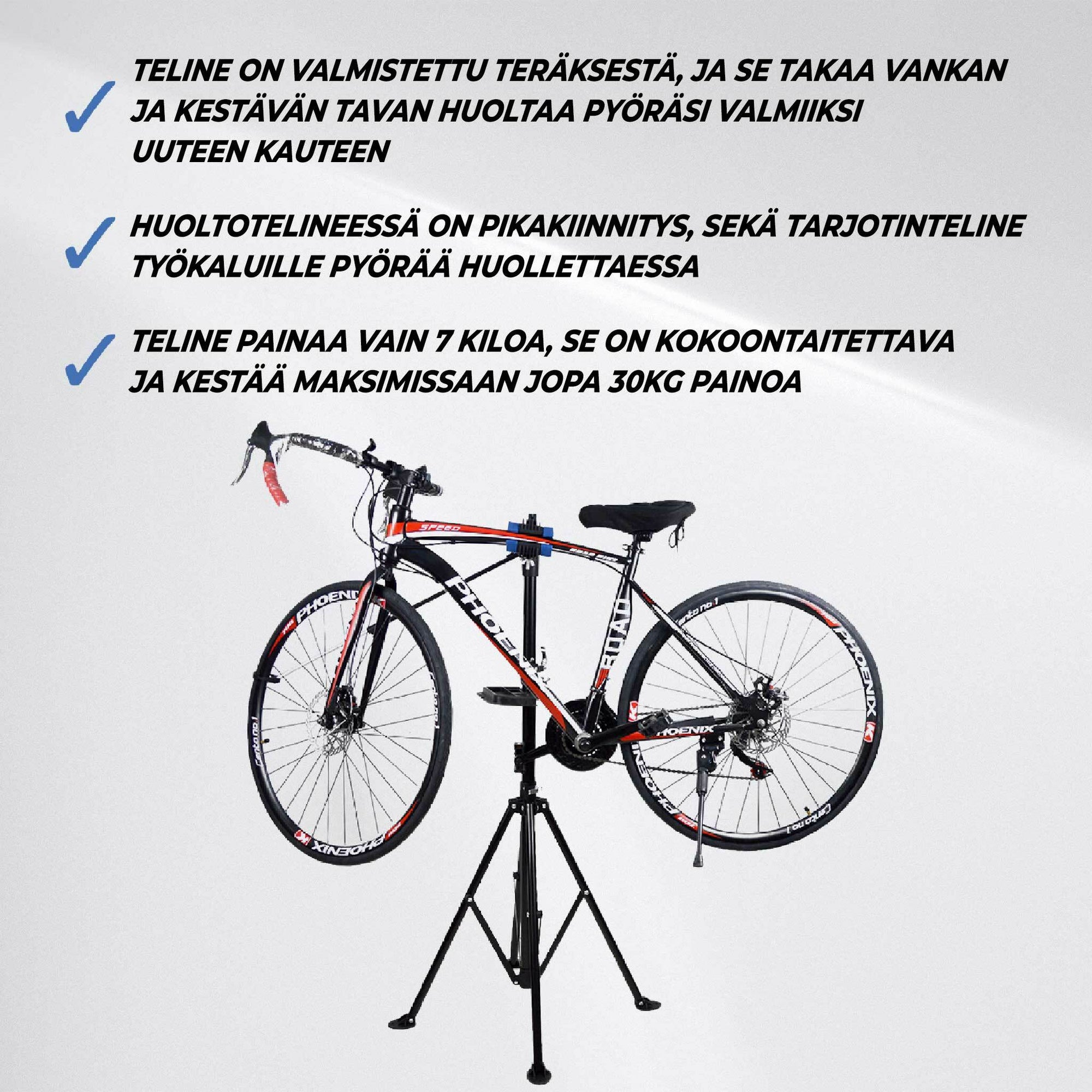 Trekker Polkupyörän huoltoteline Pro