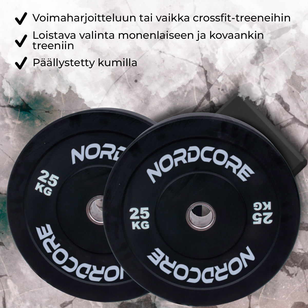 Core Levypainot Bumper (5-25kg), pari