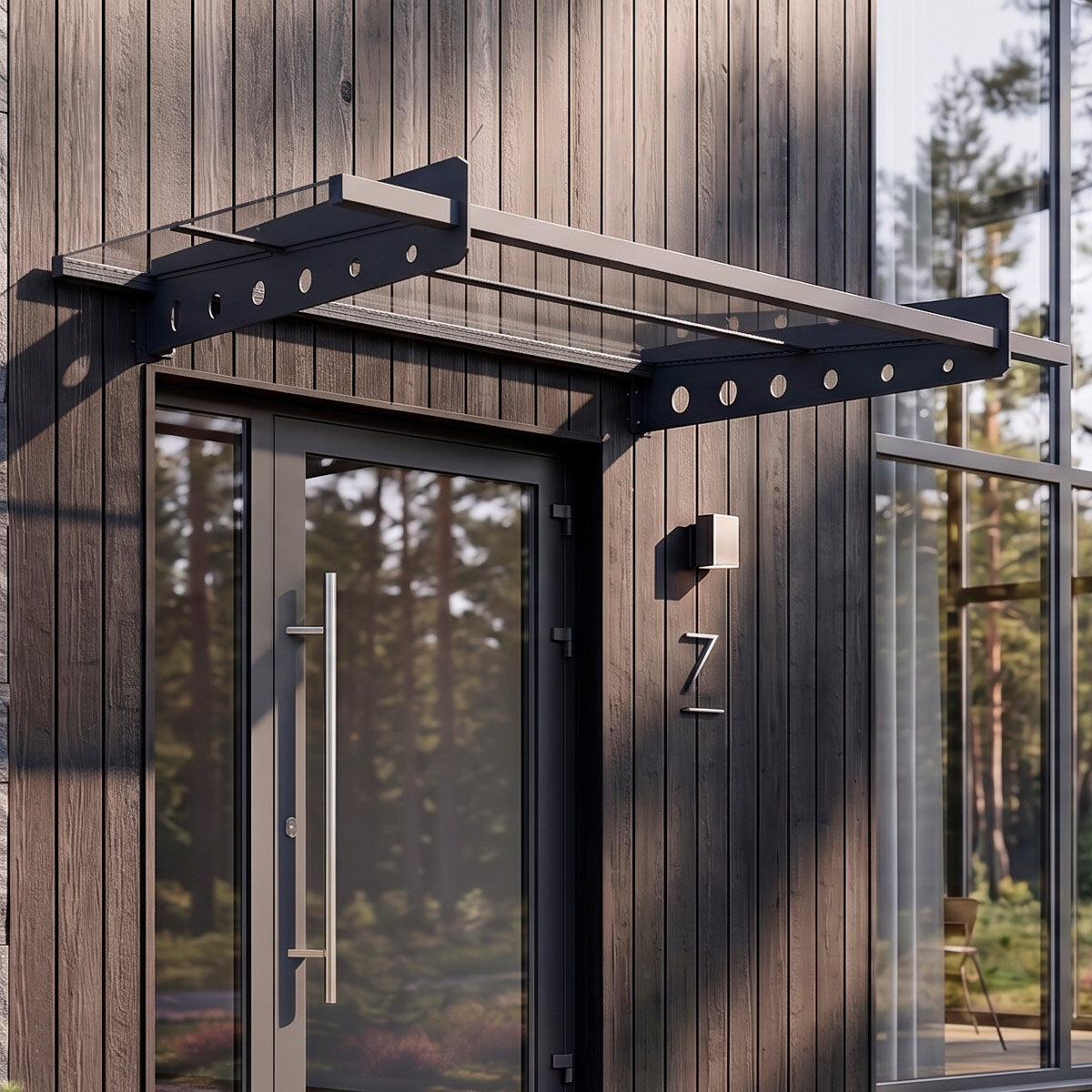 
              Fornorth Door Awning Modern 120x80cm