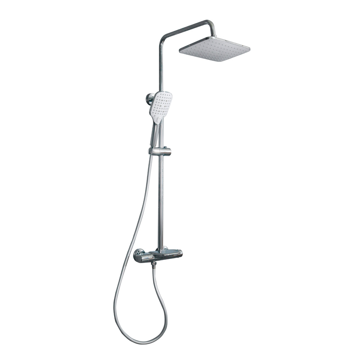 Lykke Brusesæt Deluxe, krom