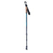 Exel Nordic Walker Alu Verstelbare Nordic Walking-stok, Zwart/Cyaan, 100-135cm