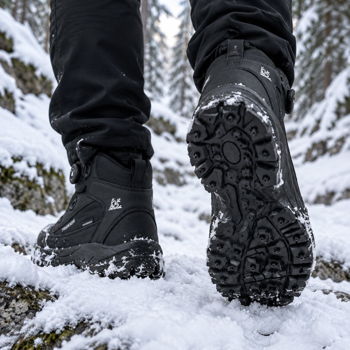 
              Trekker Winterschuhe mit Spikes Havu Fast-Lock