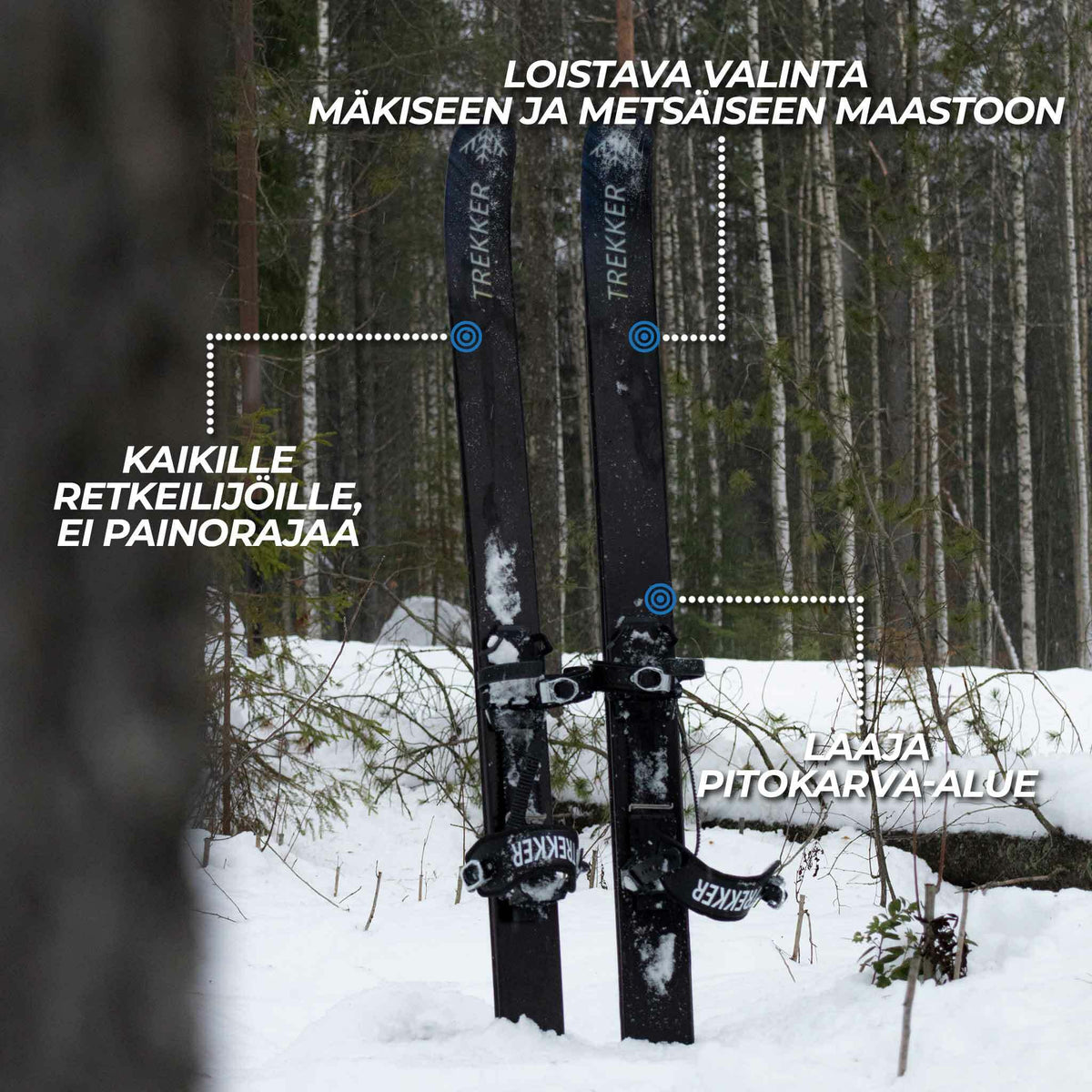 
              Trekker Liukulumikengät 160cm