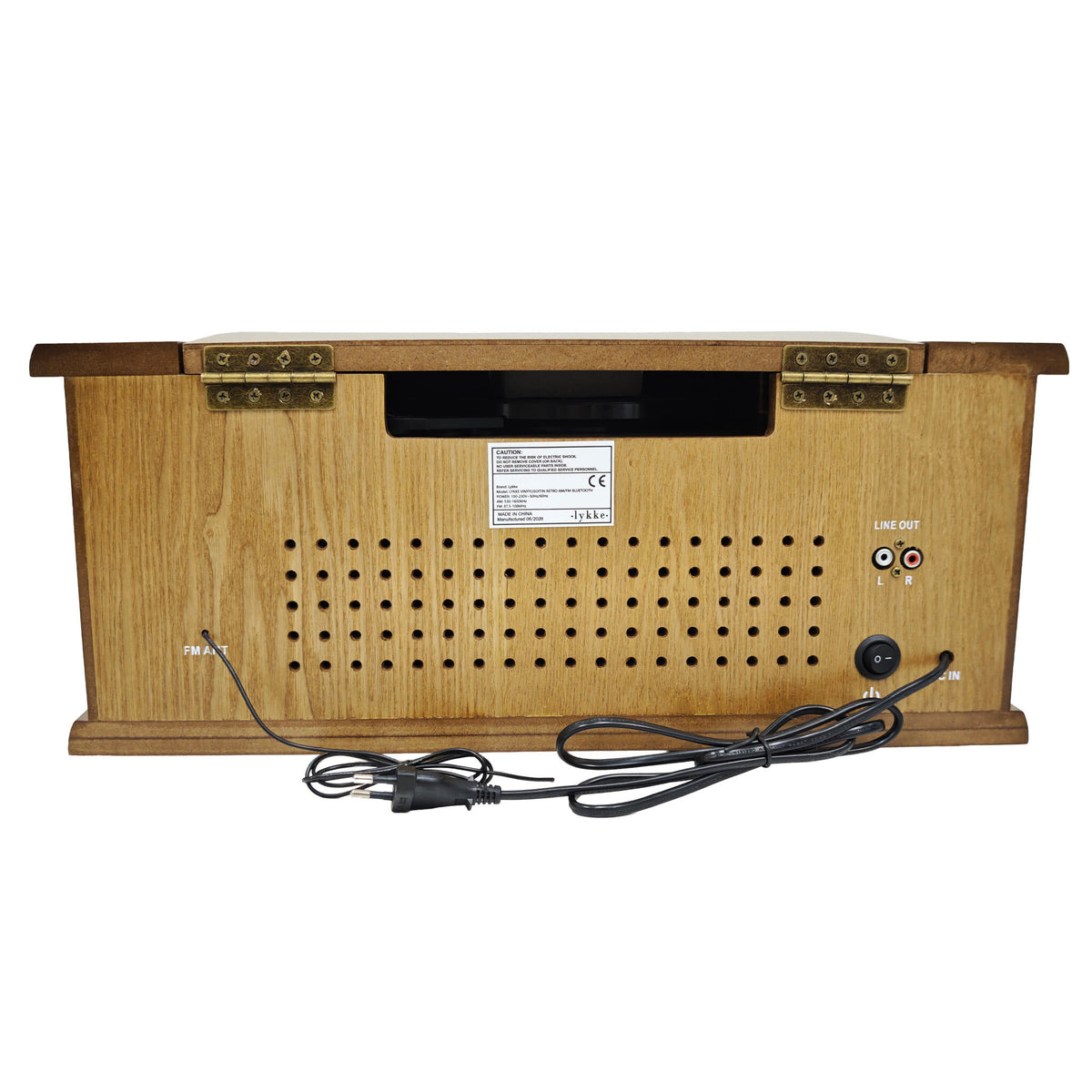 
              Lykke Plattenspieler Schallplattenspieler Retro AM/FM Bluetooth