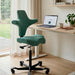 Lykke Ergonomisk Kontorstol Comfort, Grøn