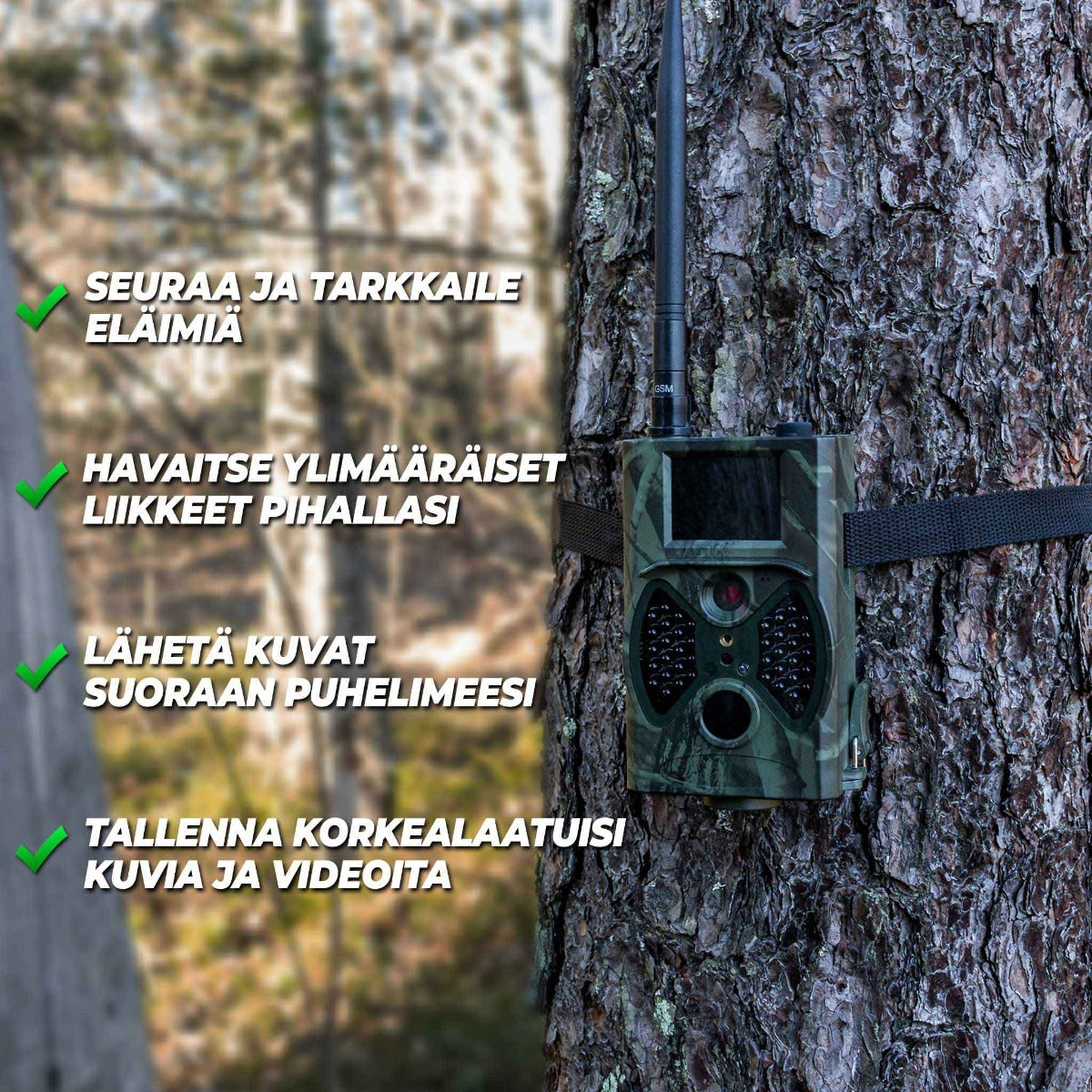 
              Trekker Riistakamerasetti 5 x Lähettävä 2G