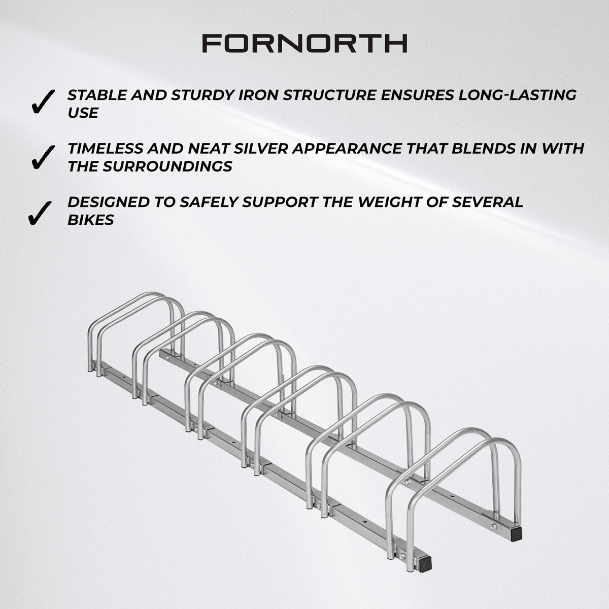 
              Fornorth Bike Rack, 6-Place