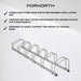 Fornorth Bike Rack, 6-Place