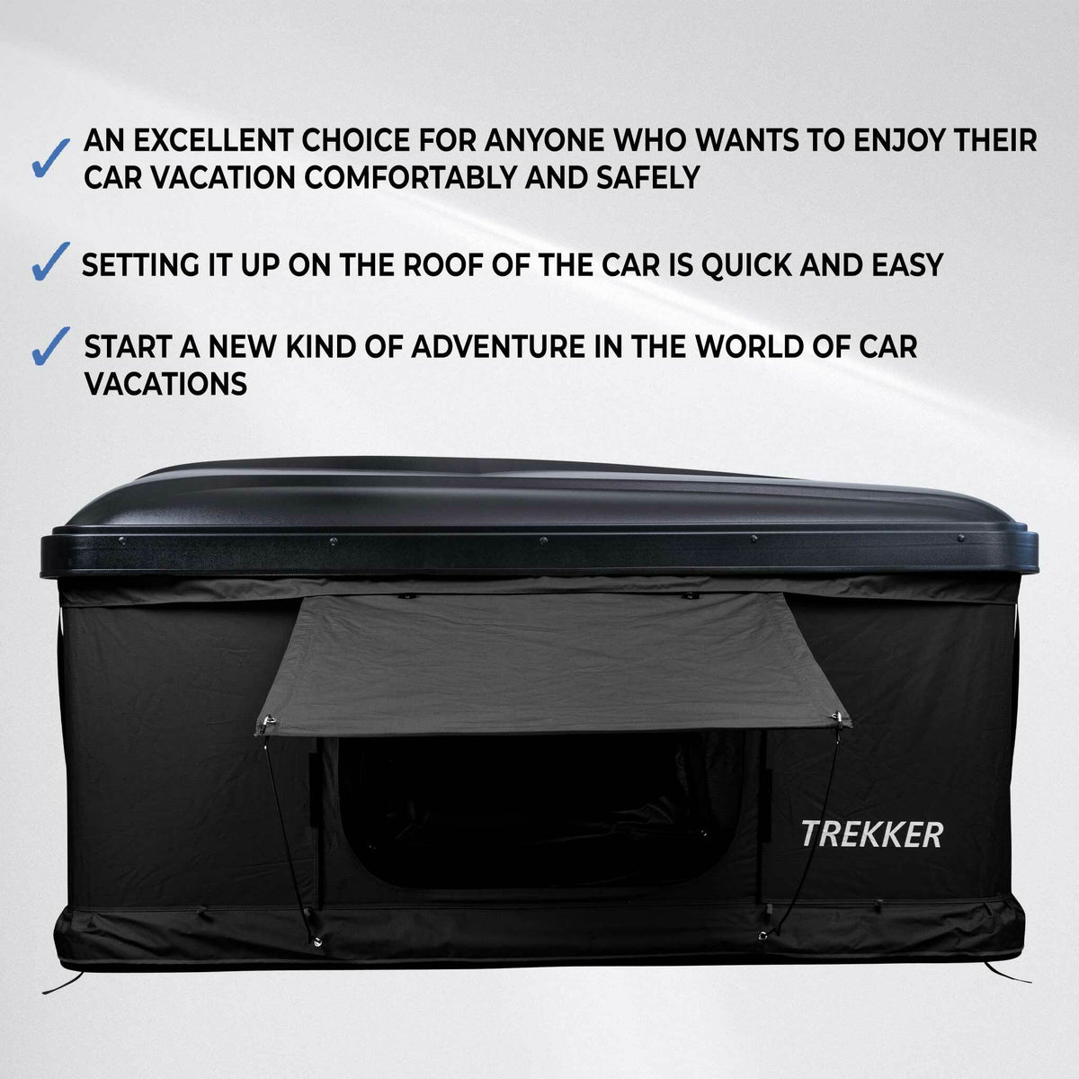 
              Trekker Tagtelt Hut M, Sort