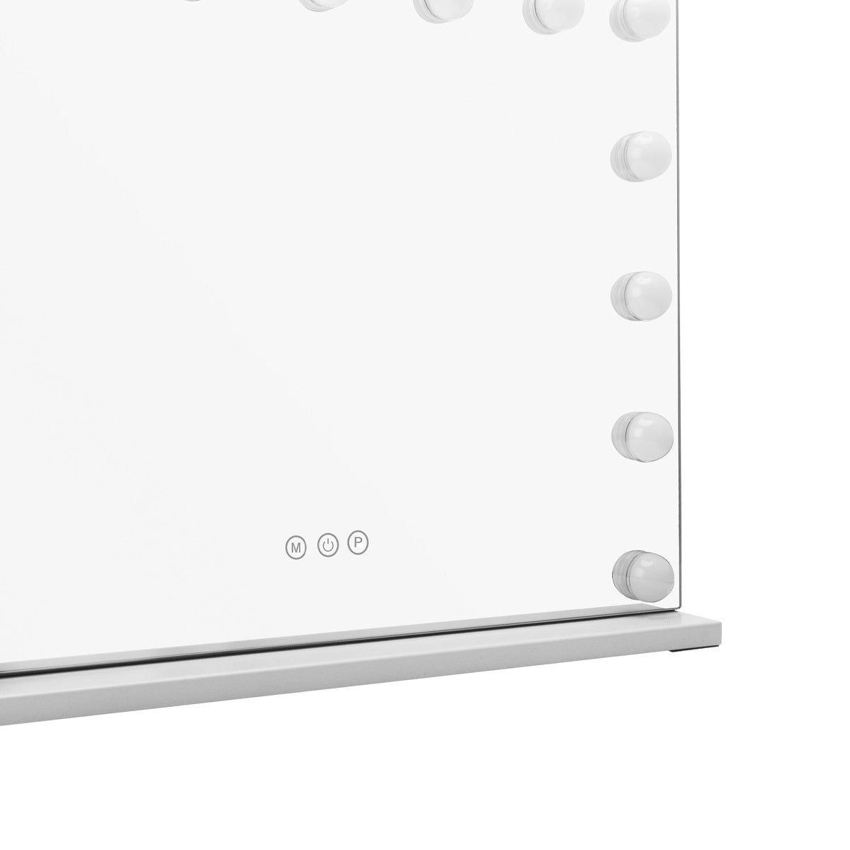 
              Lykke Meikkipeili Valolla Hollywood 56x12x46cm