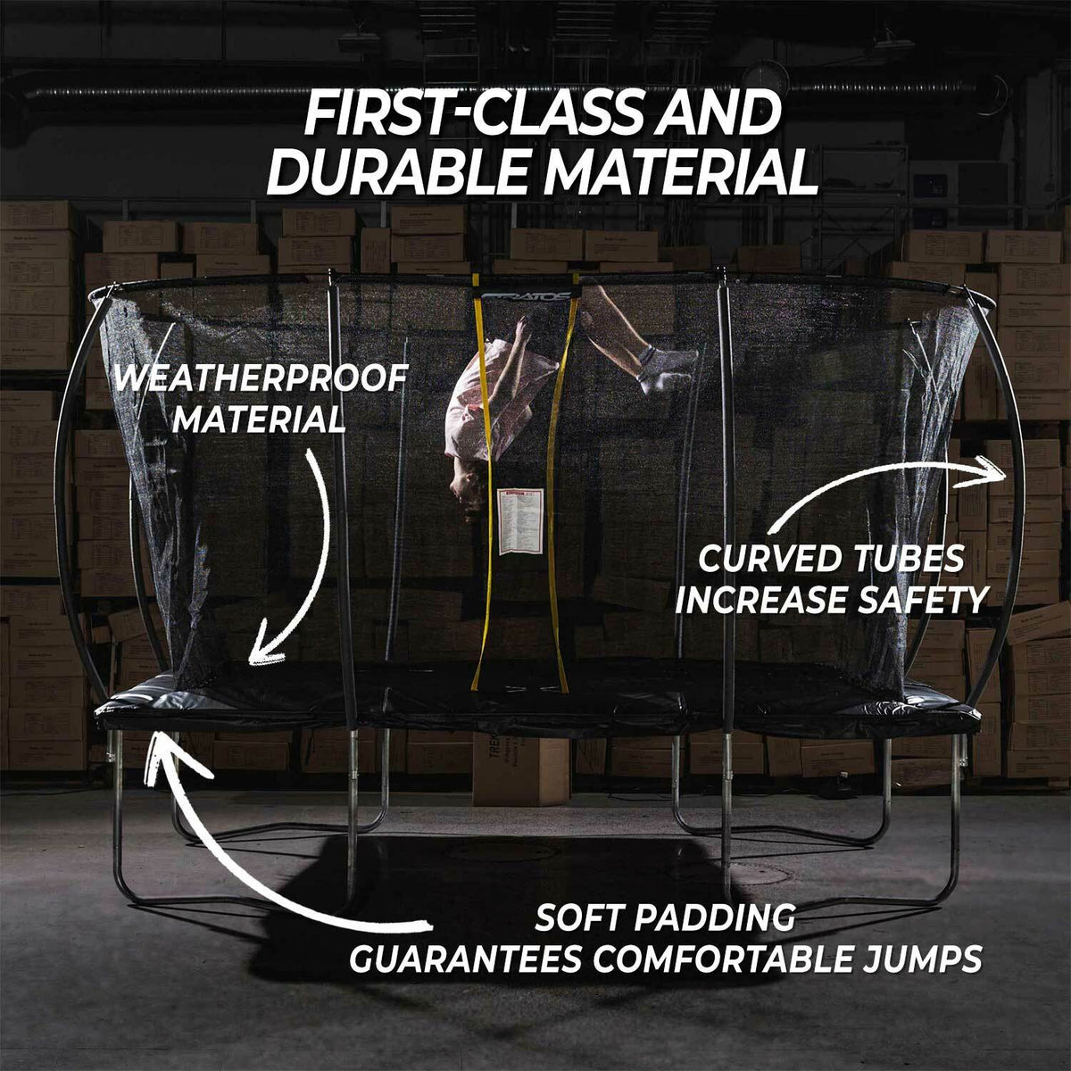 
              Stratos Trampoline rechthoekig 213X305 cm