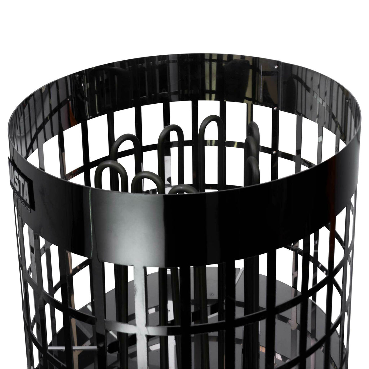 
              Vasta Electric Sauna Heater Ignite 8kw, fixed control, 7-12m3, black steel